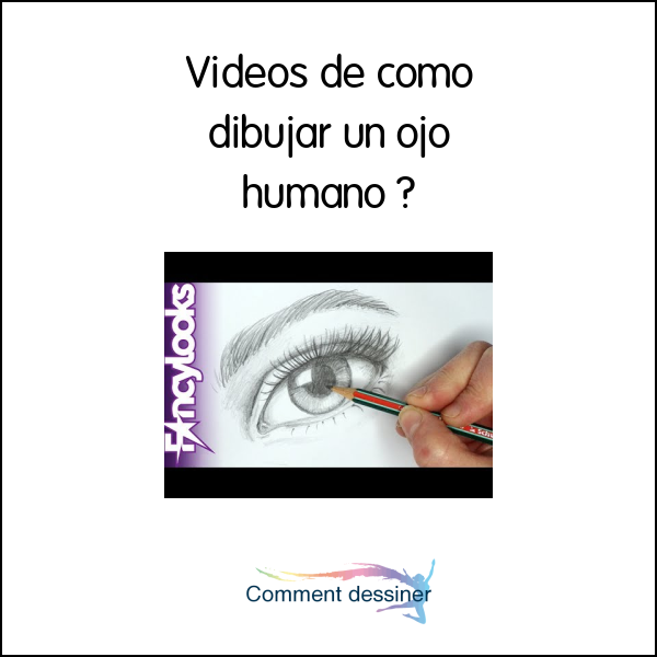 Videos de como dibujar un ojo humano